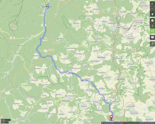 Bad Wildberg to Nagold